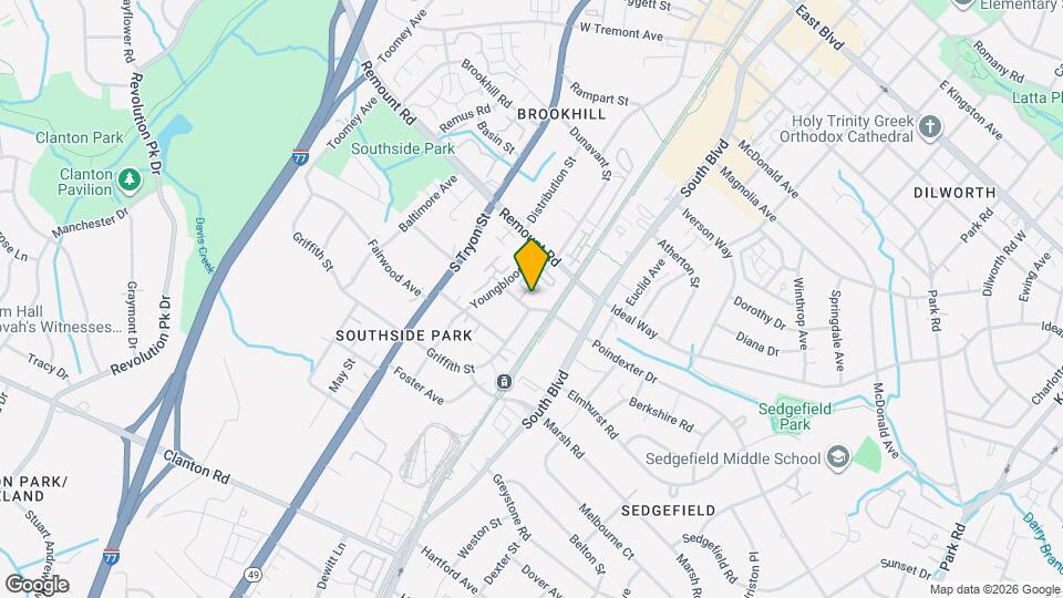 Silos South End Mapa y Detalles de la Ubicación