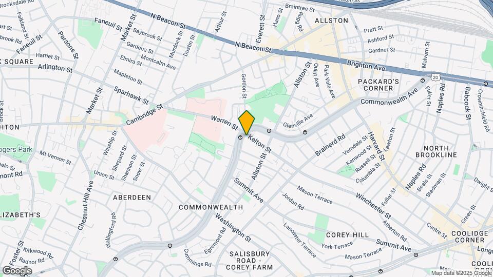 1462 Commonwealth Avenue-Unit -Apt 1 Map and Location Details