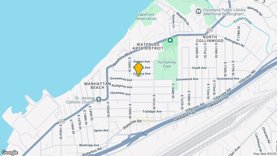 15711 Grovewood Ave Mapa y Detalles de la Ubicación