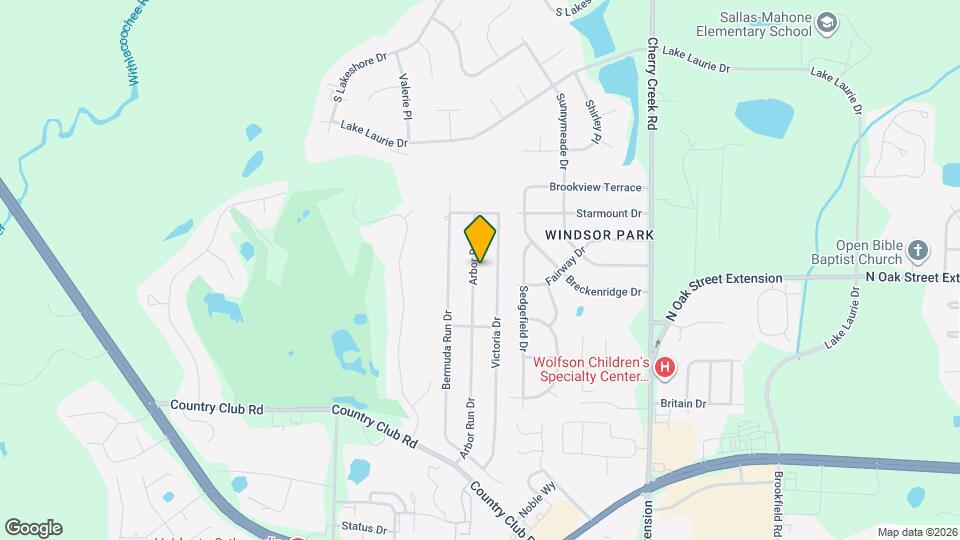 3687 Arbor Run Dr Map and Location Details