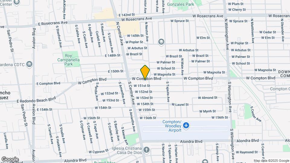 1532 W Compton Blvd Map and Location Details