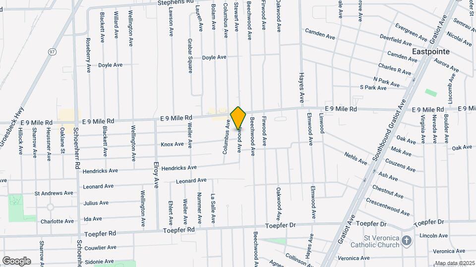 22375 Eastwood Ave Map and Location Details