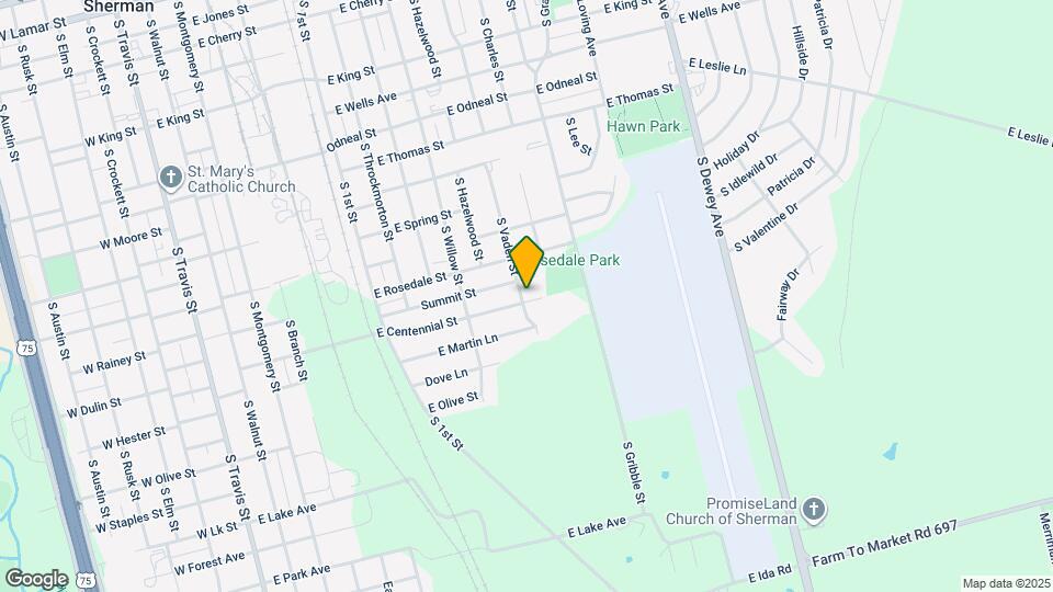 1101 E Centennial St Map and Location Details