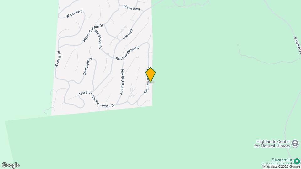 3160 Rainbow Ridge Dr Mapa y Detalles de la Ubicación