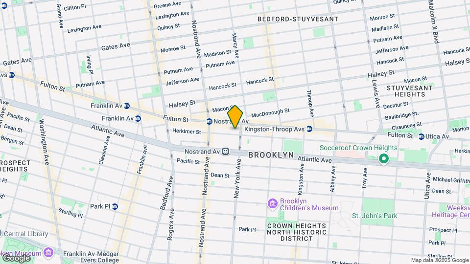 181 Herkimer Street Mapa y Detalles de la Ubicación