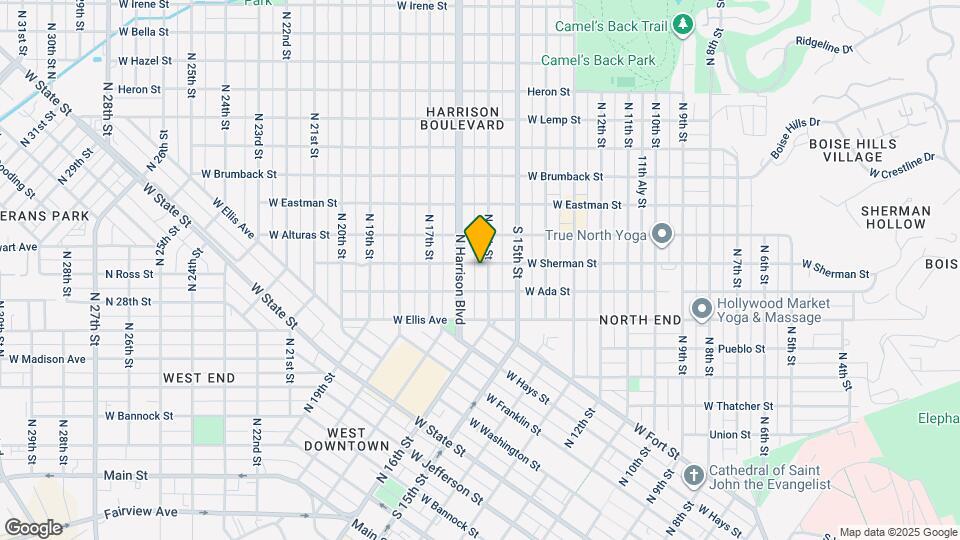 1019 N 16th St Map and Location Details