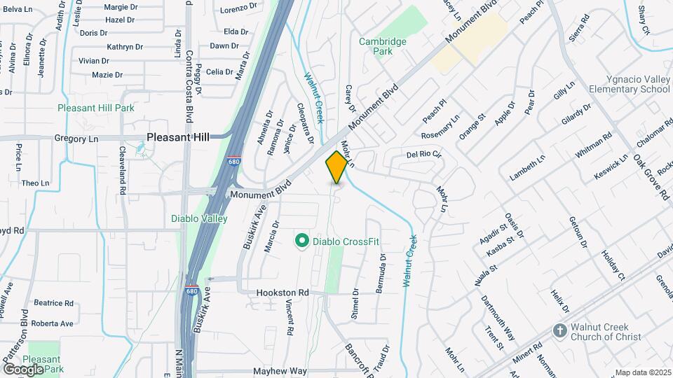 Pleasant Hill Cohousing Mapa y Detalles de la Ubicación
