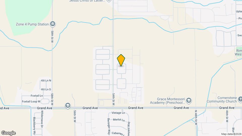 5327 N Thunder Mountain Cv Map and Location Details