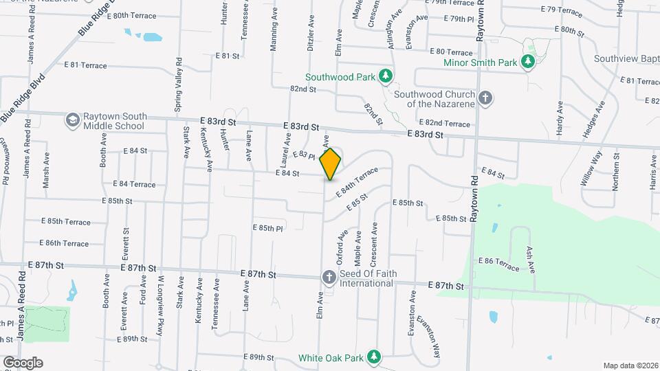 8405 Elm Ave Map and Location Details