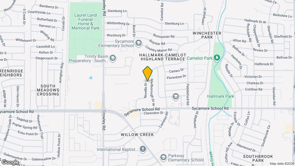 7503 Novella Dr Map and Location Details