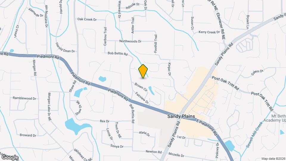 2803 Stillwater Park Dr NE Mapa y Detalles de la Ubicación