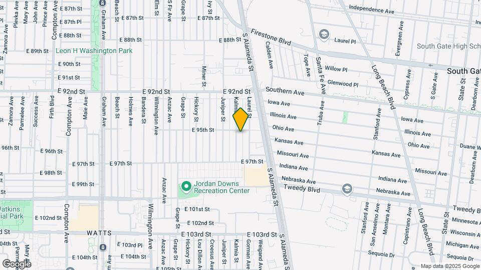 9500-9504 Kalmia St Map and Location Details