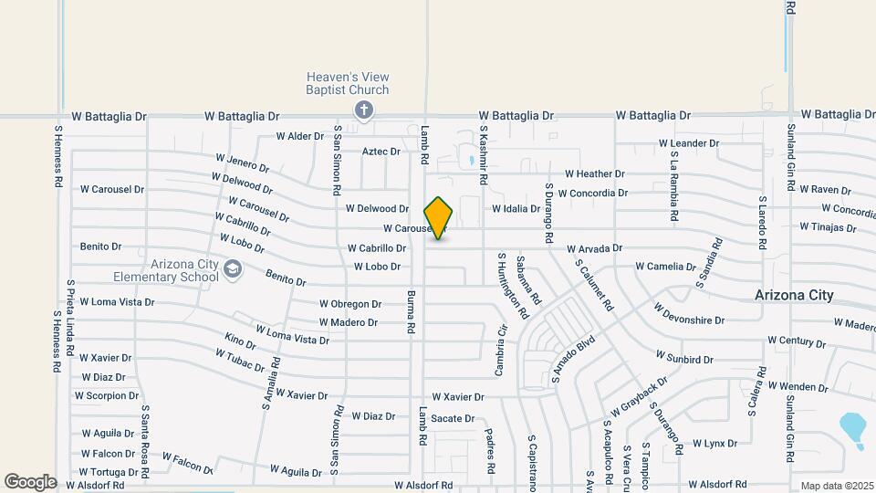 11164 W Arvada Dr Map and Location Details