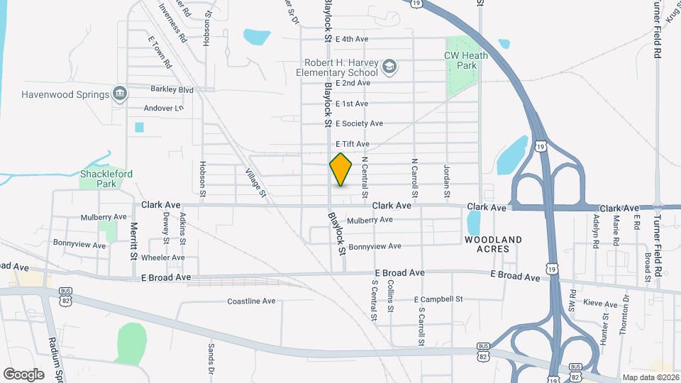 1206 E Roosevelt Ave Map and Location Details