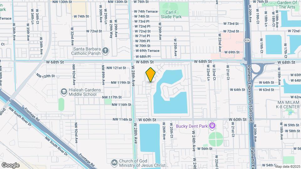 2705 W 64th Pl Map and Location Details