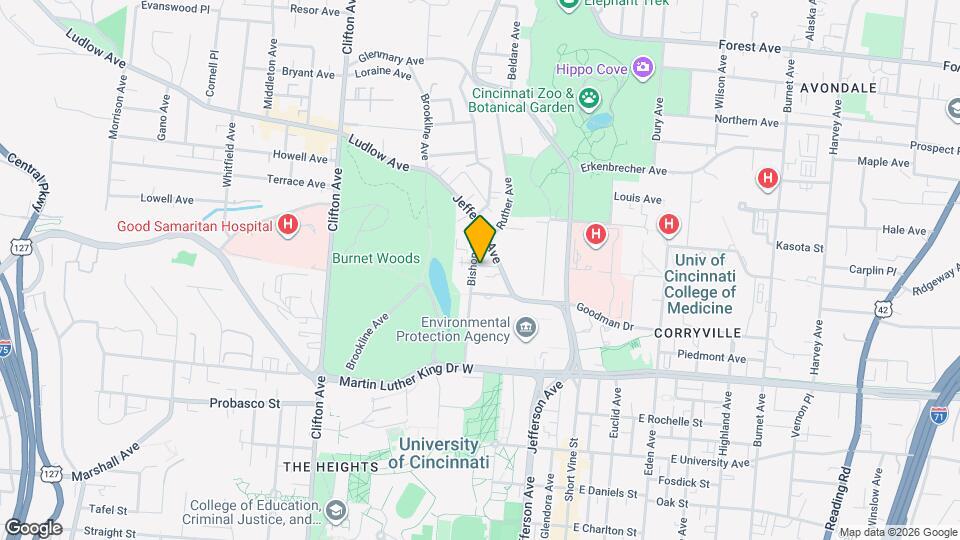 3220 Bishop St Map and Location Details