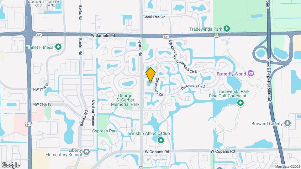 3331 Carambola Cir Map and Location Details