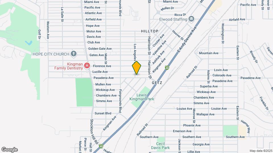 1704 Los Angeles St Map and Location Details