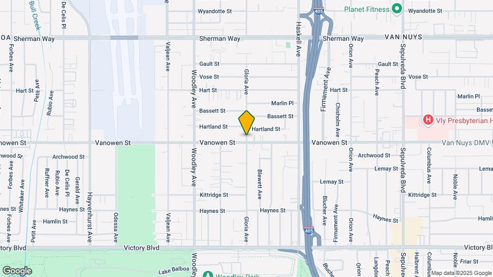 6809 Gloria Ave Mapa y Detalles de la Ubicación