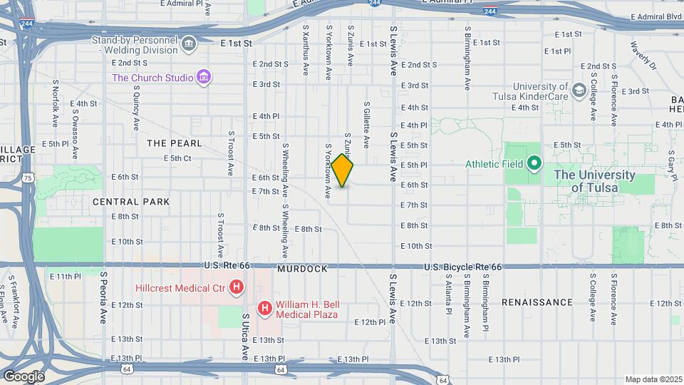 620 S Zunis Ave Map and Location Details