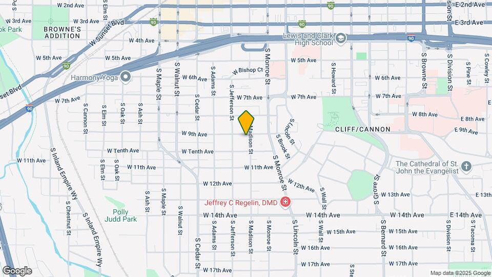 1103 W 9th Ave Mapa y Detalles de la Ubicación