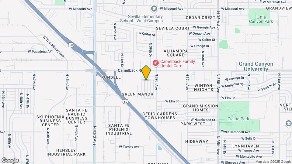 4755 N 40th Ave Map and Location Details