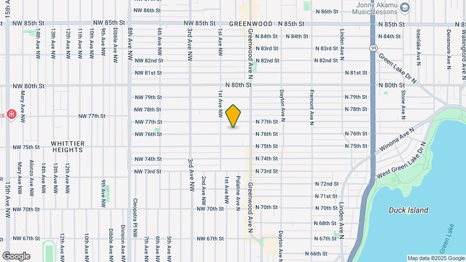 122 N 76th St Map and Location Details