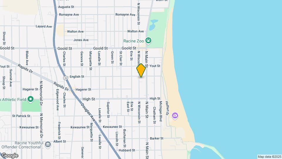 1837 N Wisconsin St Map and Location Details