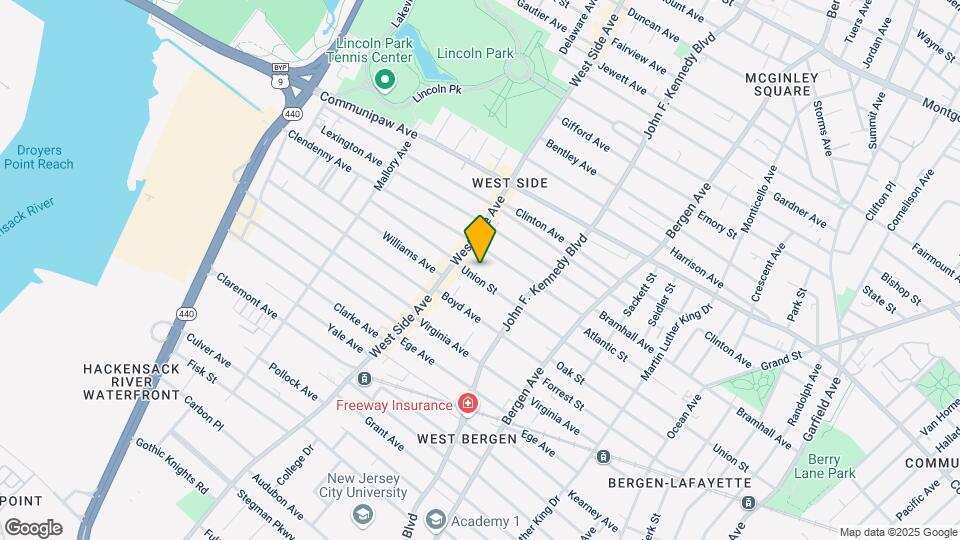 318 Union St, Unit Basement Map and Location Details