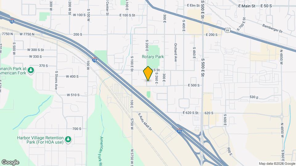 481 S 200 E Map and Location Details