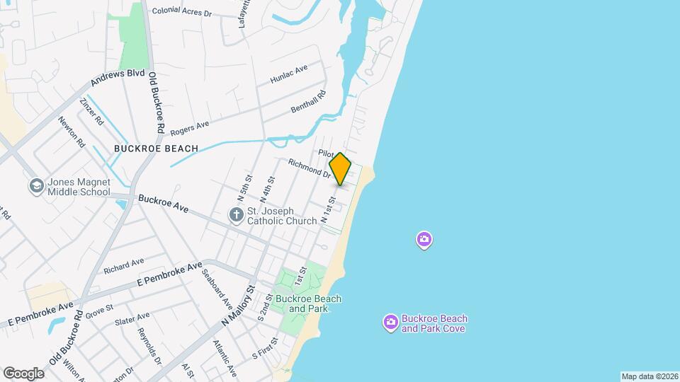 334 N 1st St Map and Location Details