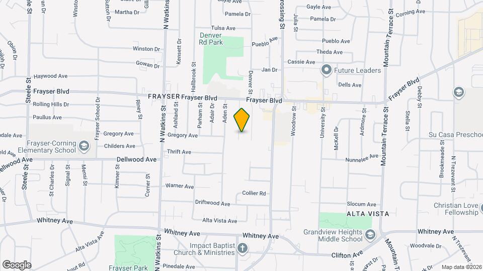 3270 Frayser View Dr Map and Location Details