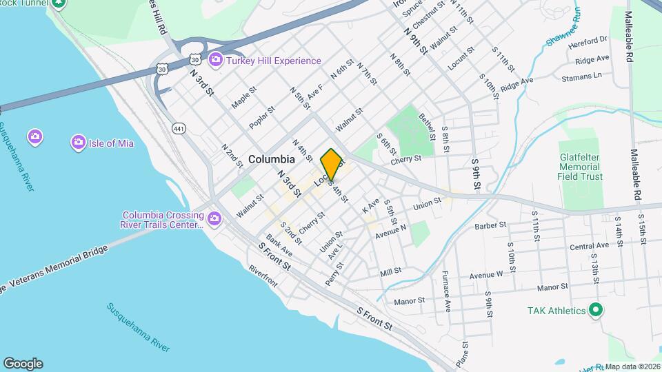 20 S 4th St Map and Location Details