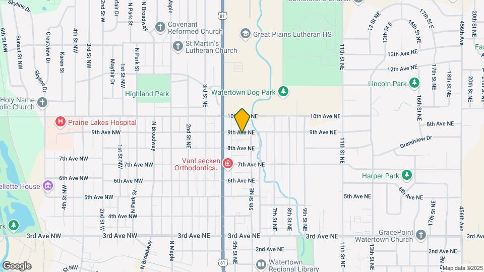 430 9th Ave NE Map and Location Details
