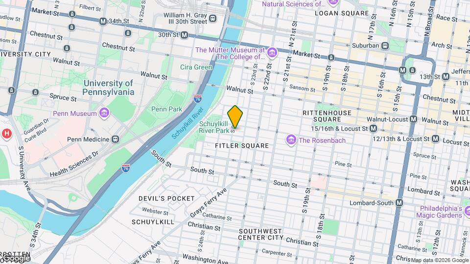 2319 Delancey St Map and Location Details
