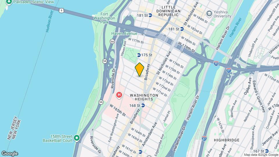 West 171st Street, Unit 3 Mapa y Detalles de la Ubicación