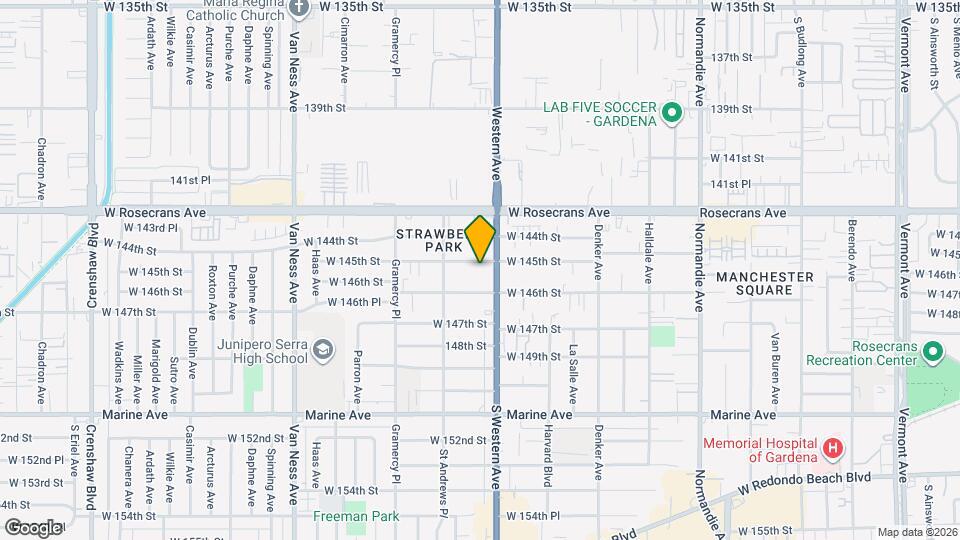 1818 W 145th St Map and Location Details