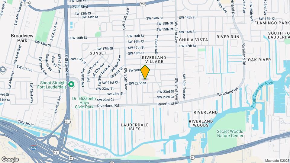 3371 SW 22nd St Map and Location Details