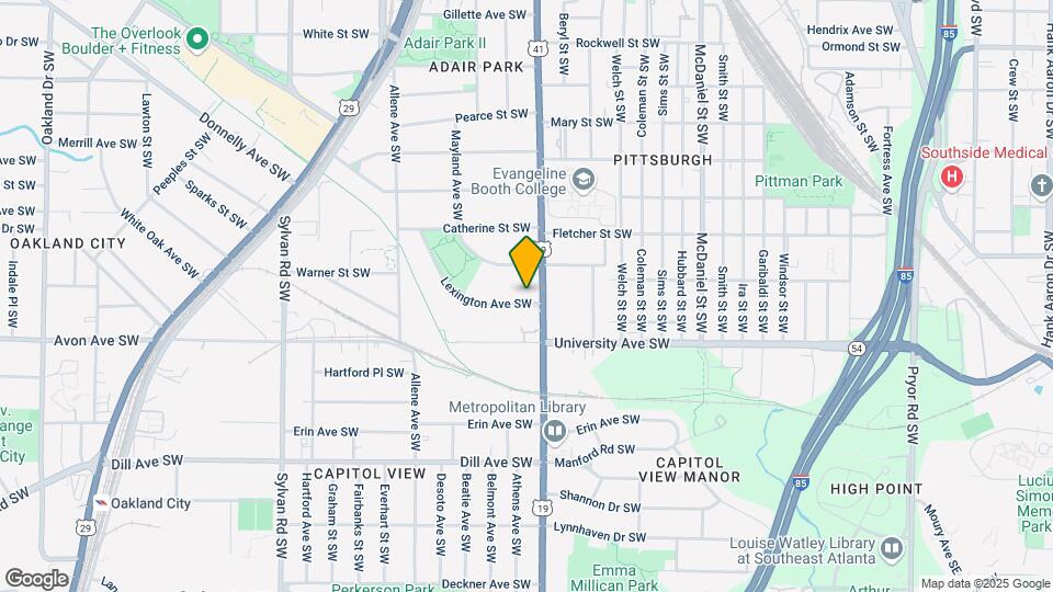 641 Lexington Ave SW Map and Location Details