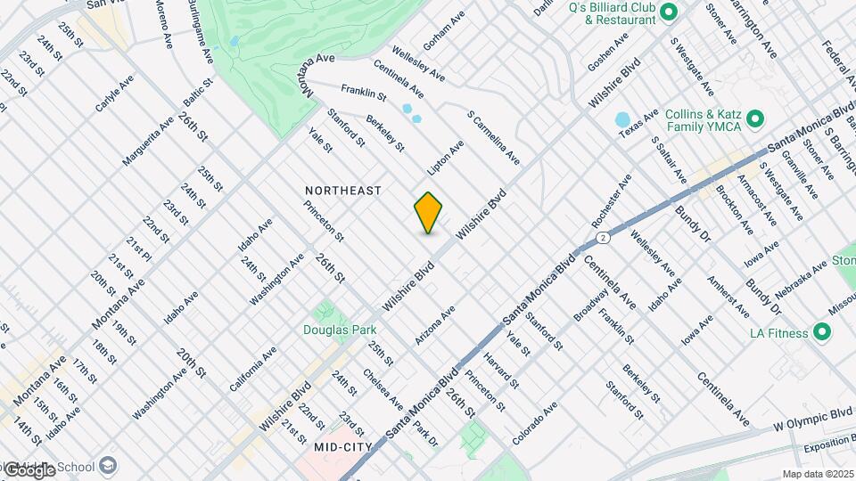 1145 Yale St Map and Location Details