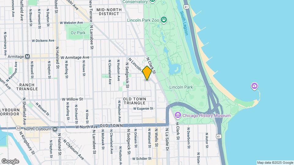 1827 N Lincoln Park W Mapa y Detalles de la Ubicación