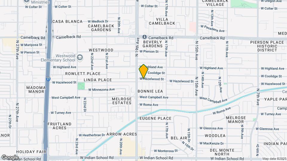 1827 W Hazelwood St Map and Location Details