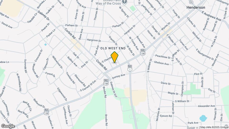 1204 S Garnett St Map and Location Details