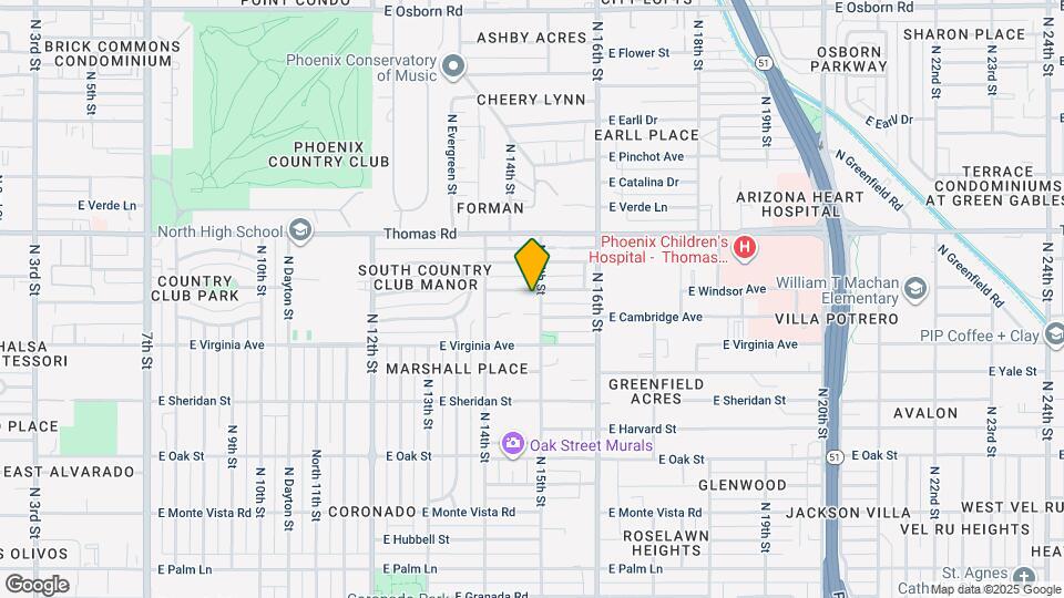 2640 N 15th St Mapa y Detalles de la Ubicación