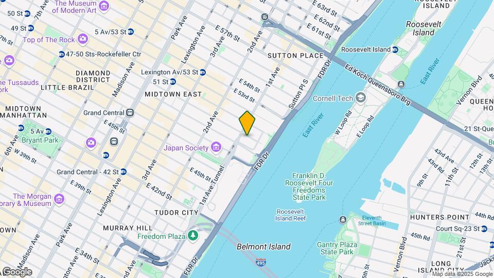 412 E 50th St Mapa y Detalles de la Ubicación