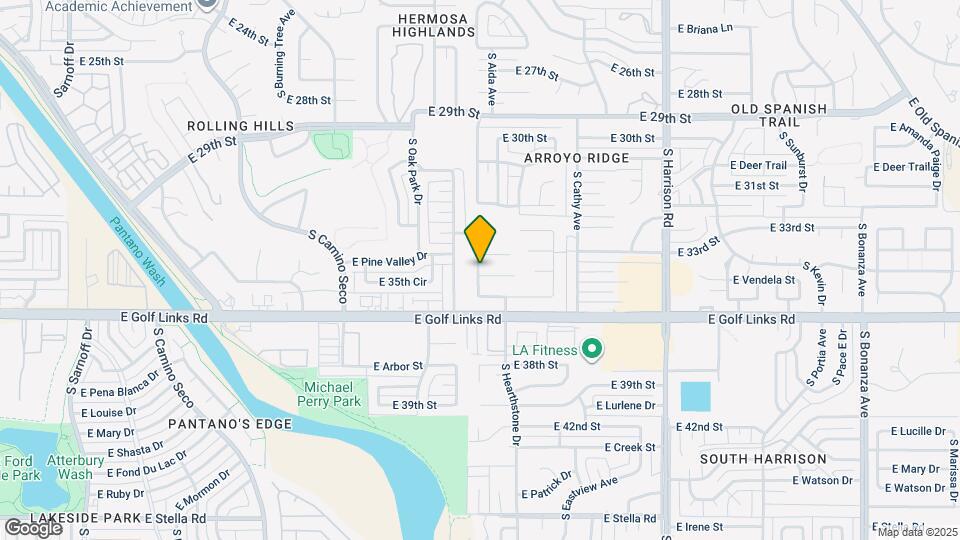 9123 E Placita Arroyo Seco Mapa y Detalles de la Ubicación