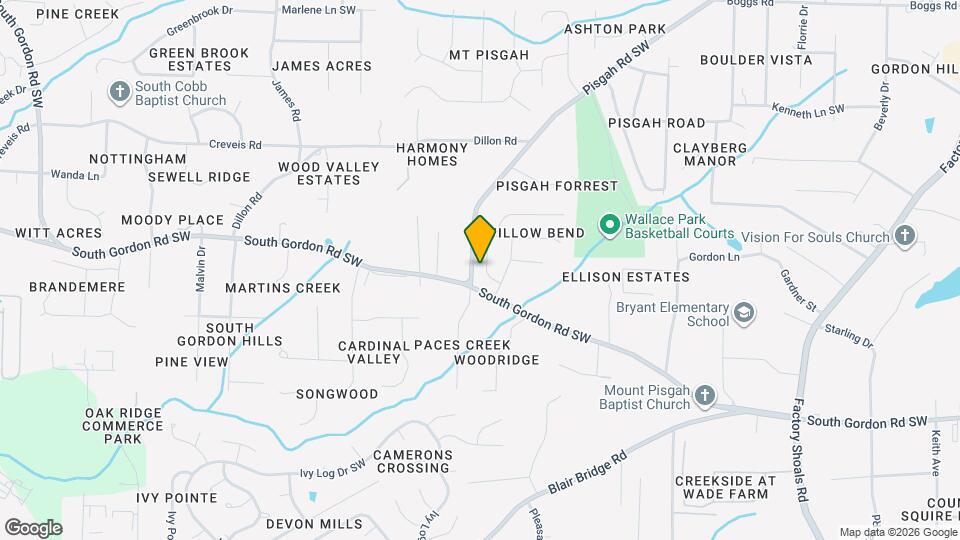 1048 Willow Crest Landing SW Map and Location Details