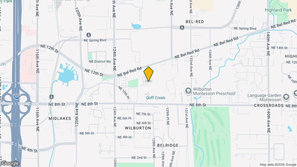 12670 NE 10th Pl Map and Location Details