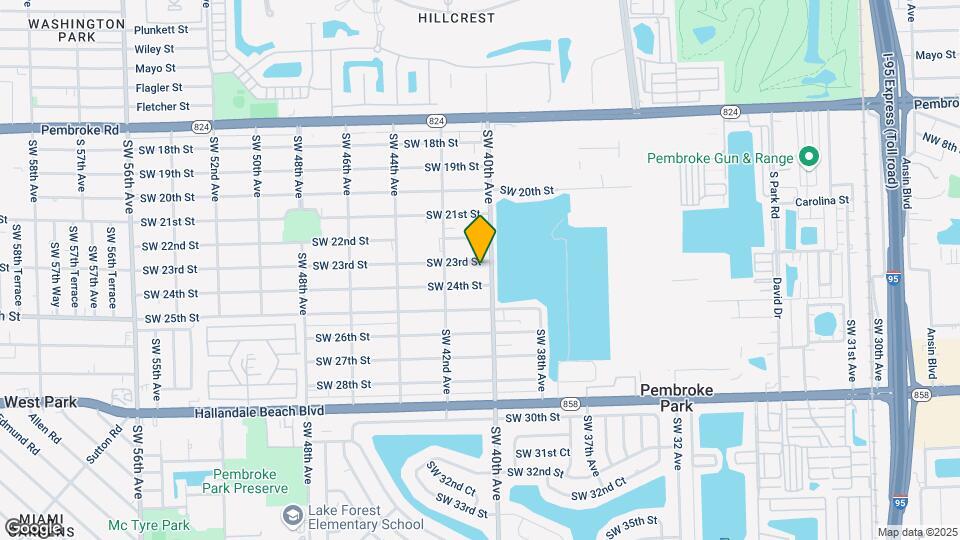 4008 SW 23rd St Map and Location Details