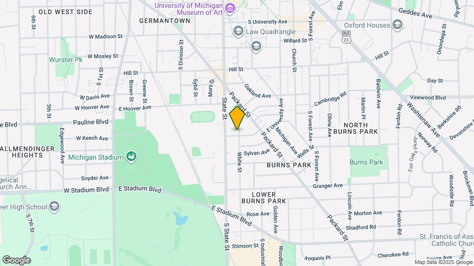 723 McKinley Ave Map and Location Details